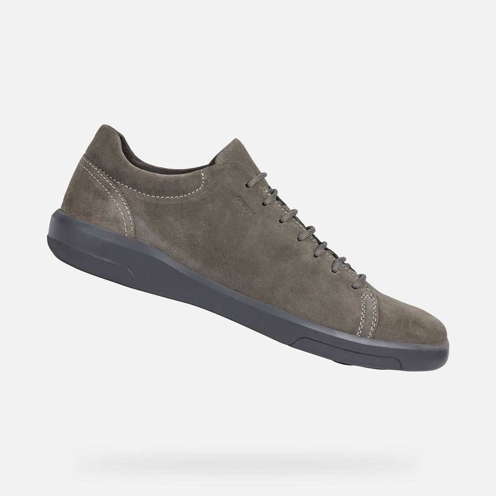 Geox Casual Shoes Dark Grey Samuele - Geox Mens Shoes - GZLEJX352